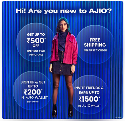 Ajio Big Bold Sale Discounts