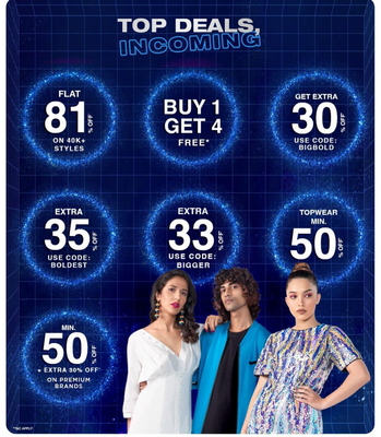 Ajio Big Bold Sale top deals