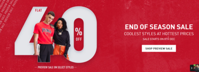 Puma End of Season Sale (8-17 Dec)