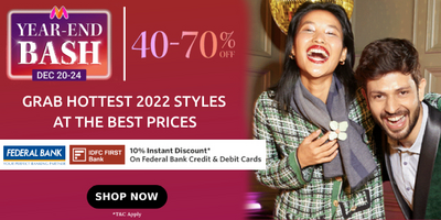 Myntra New Year 2023 Sale Offers & Christmas Discounts