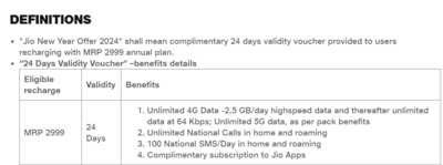 Jio New Year Offer 2024