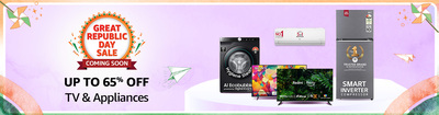 Amazon Republic Day Sale offers on TVs & Appliances 2024