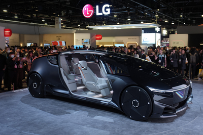 LG’s Alpha-able Concept Car in CES 2024 (Self-driving car)