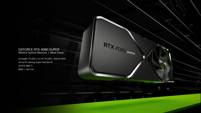 Nvidia GeForce RTX 40 Super Series with AI showcased in CES 2024