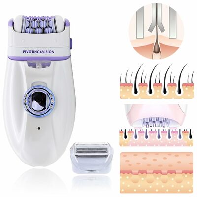 WISKA 2 in 1 Face & Full Body Epilator for Women