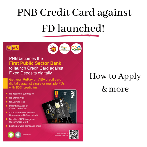 PNB Credit Card against FD launched! How to Apply & more DesiDime