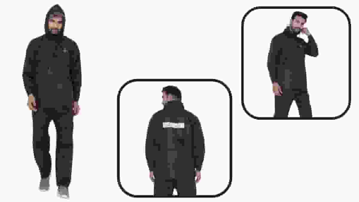 Clownfish’s Waterproof Raincoat with Pants for Bikers (Reversible, Double Layer)