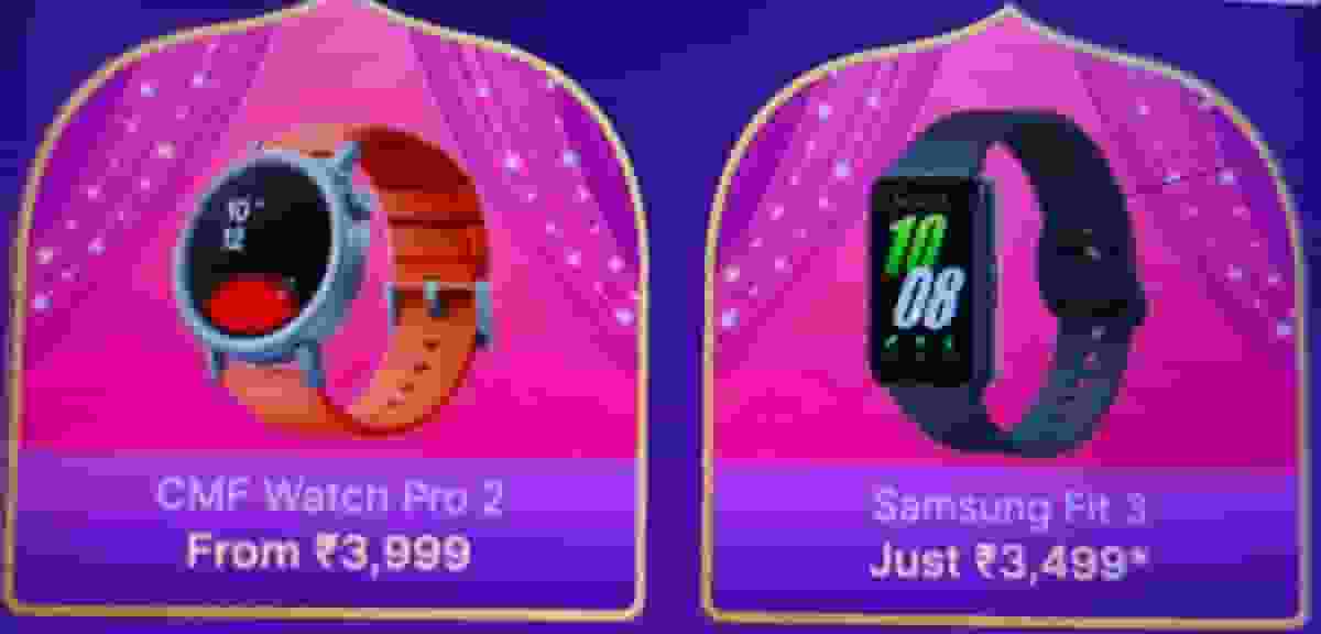 CMF Watch Pro 2 at ₹3999 or Samsung Fit 3 at ₹3499, which smartwatch to buy in Flipkart Big Billion Days Sale