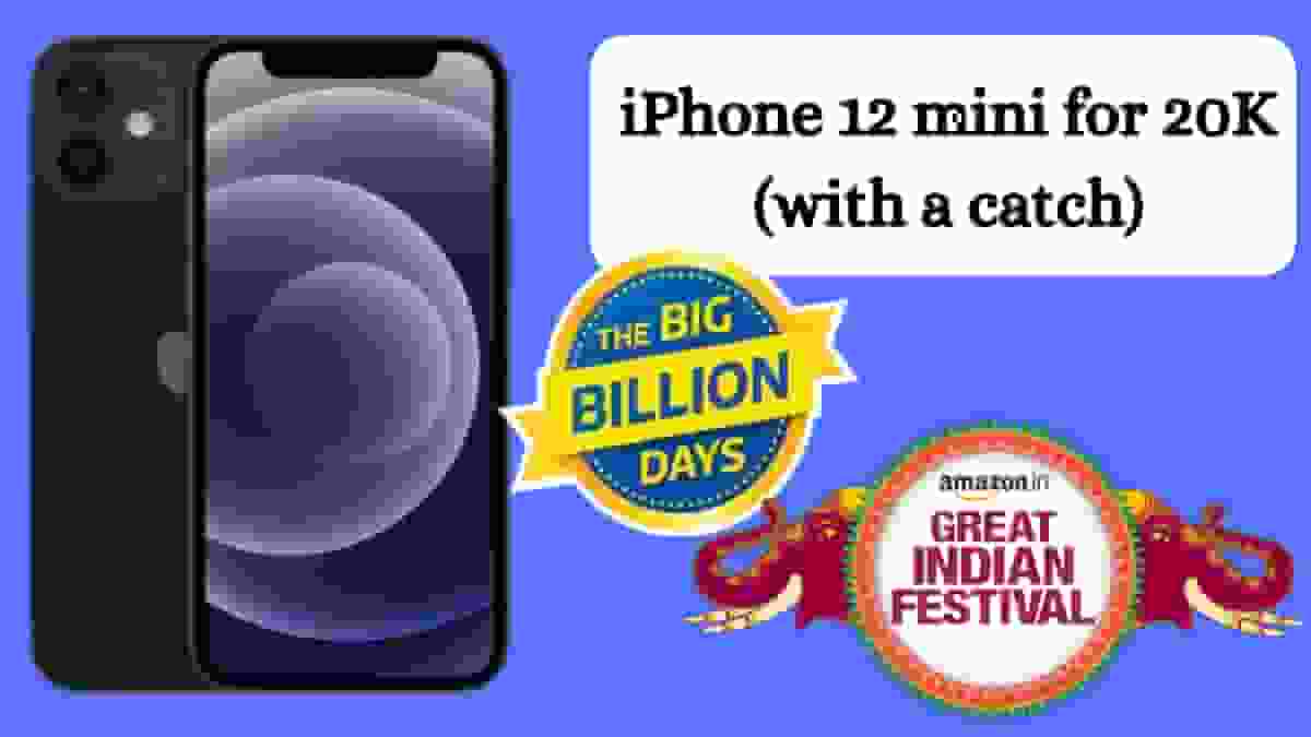 iPhone 12 mini for 20K (with a catch): Cheapest iPhone in Big Billion Days