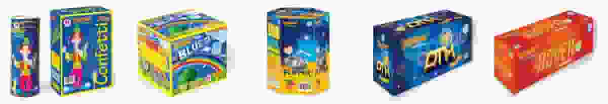 standard fireworks crackers variety