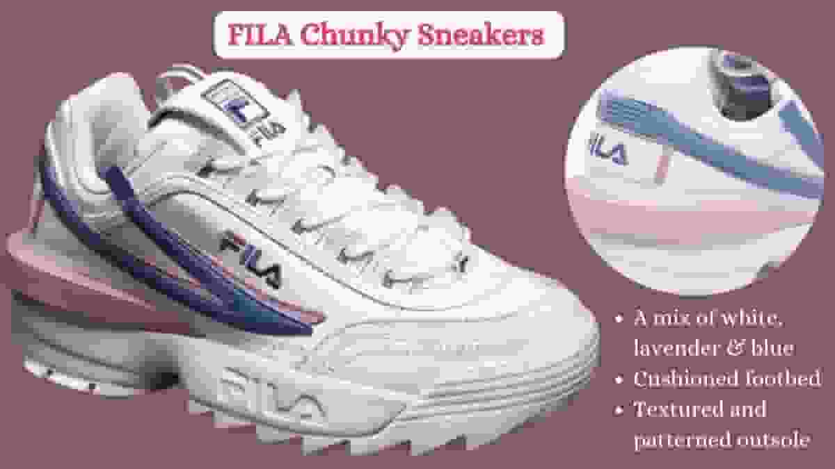 Fila Disruptor: Best White Sneakers for Women as Party & Casual Wear