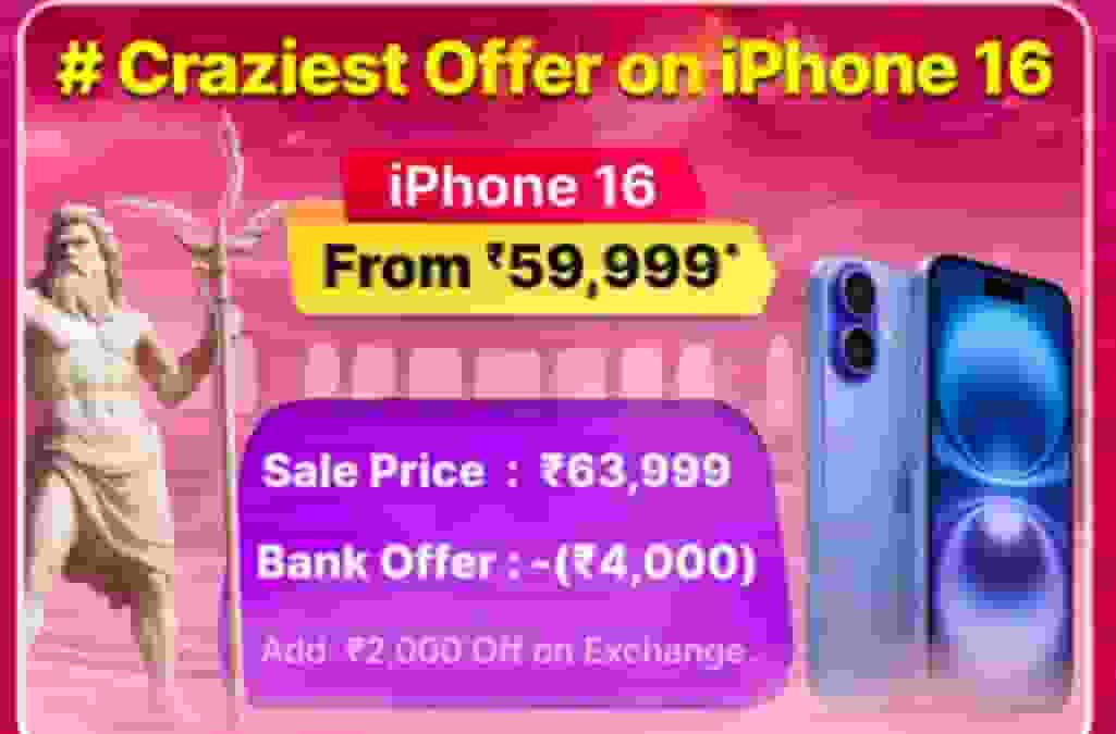 Flipkart Sasa Lele Sale iPhone 16 at Lowest Price? Buy or Not