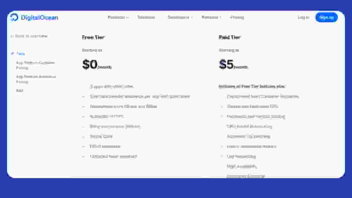 host a small website or an app for free