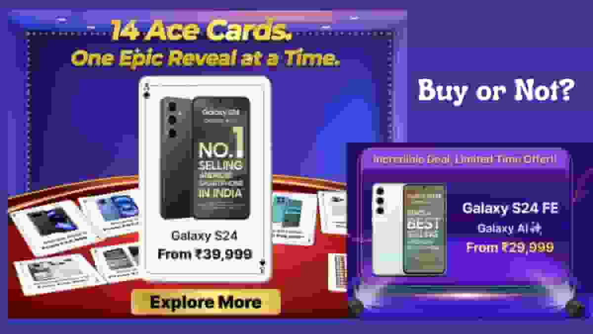 Samsung S24 & S24 FE Prices in Flipkart BBD Sale 2025, Buy or Not?