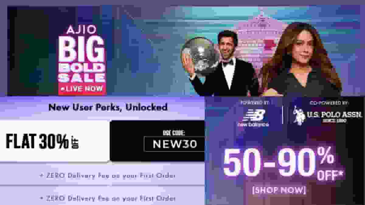 Ajio Big Bold Sale 2025 (Year-Ending Offers)
