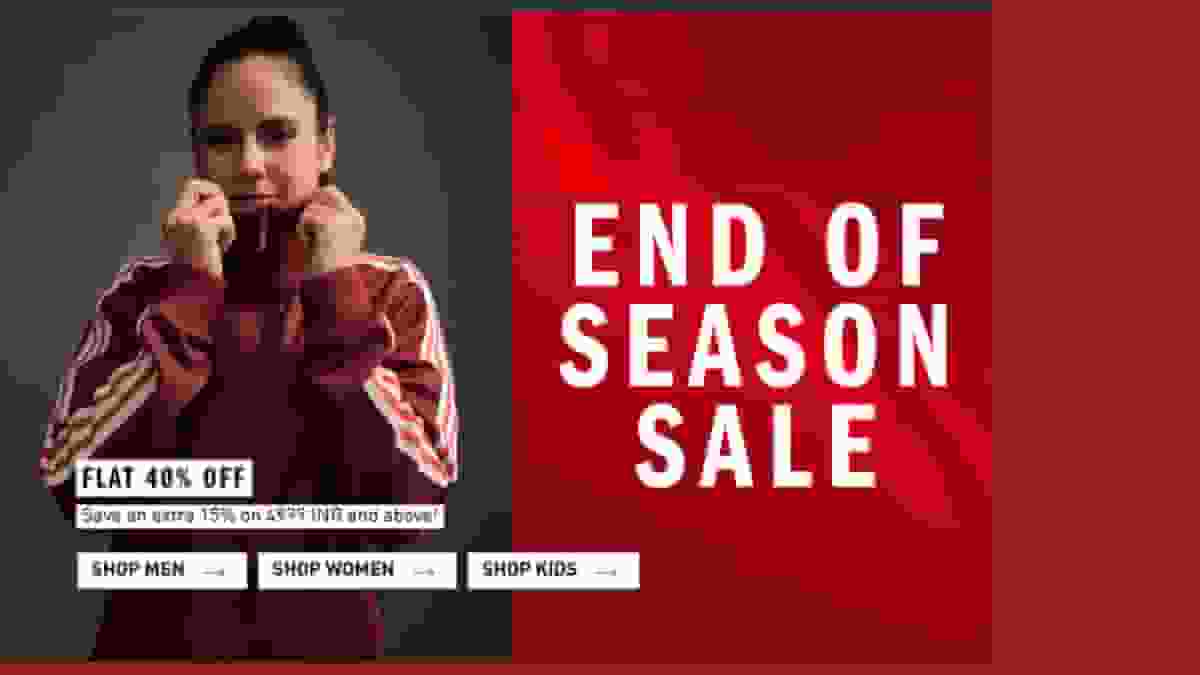 Adidas End of Season Sale