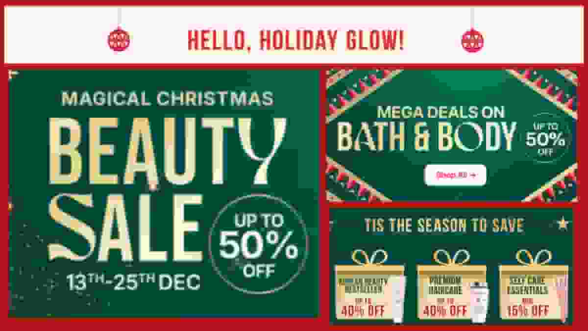 Nykaa Beauty Magic Christmas Sale 2025: ₹1000 OFF Coupon