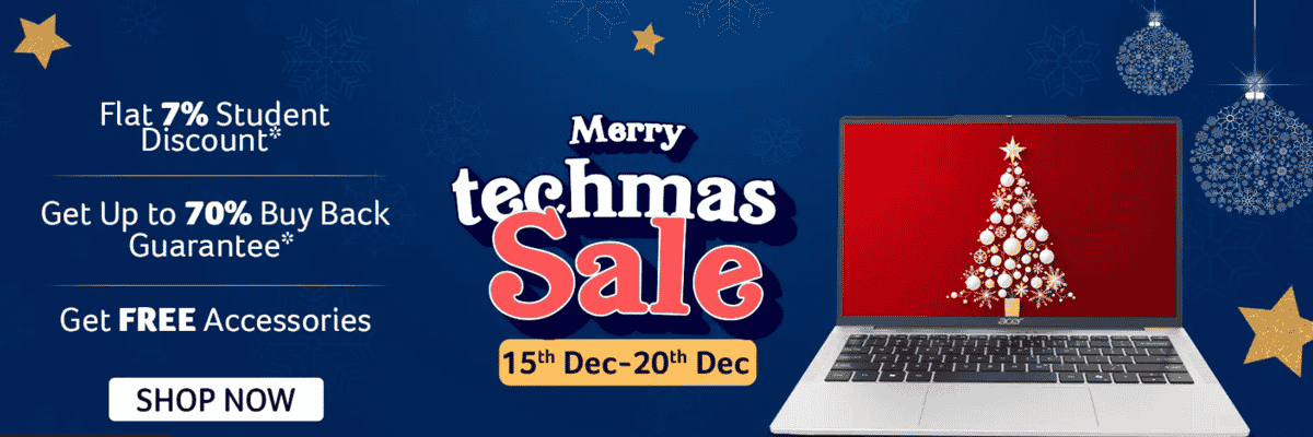 Acer India Merry Techmas (Christmas) Sale 2025: Upto 70% OFF
