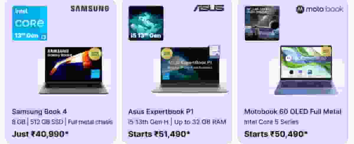 Samsung Galaxy Book 4 i3 13th Gen 1315U (8 GB/512 GB) starts from ₹39,999, Good Deal?