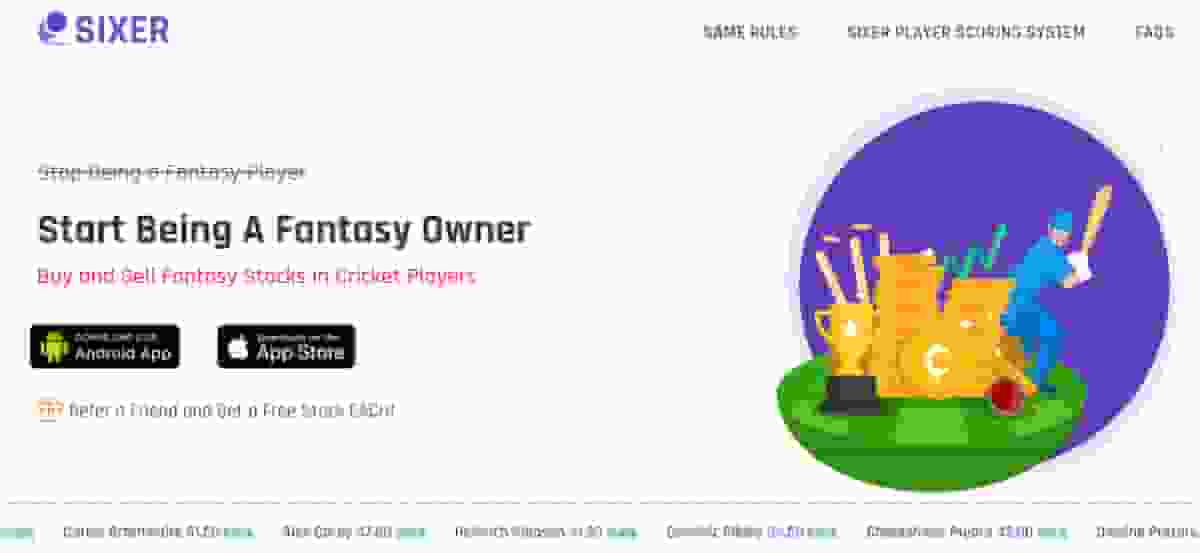 Sixer IPL Fantasy League App