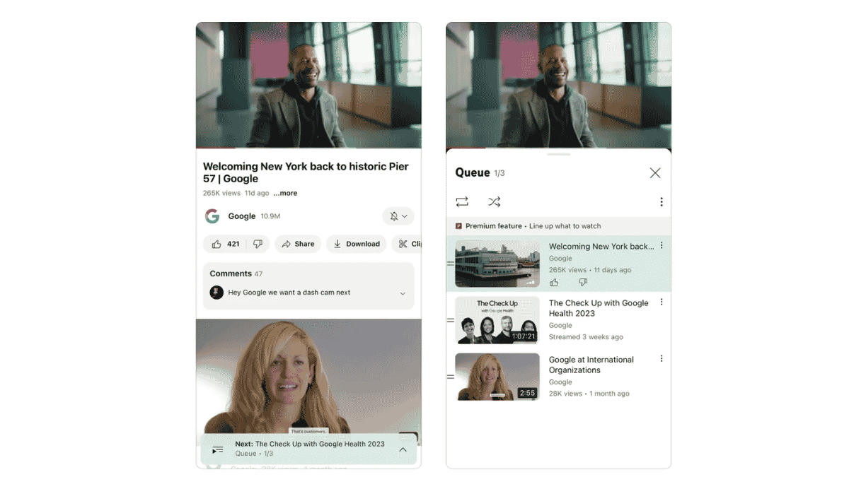 YouTube Premium New Features
