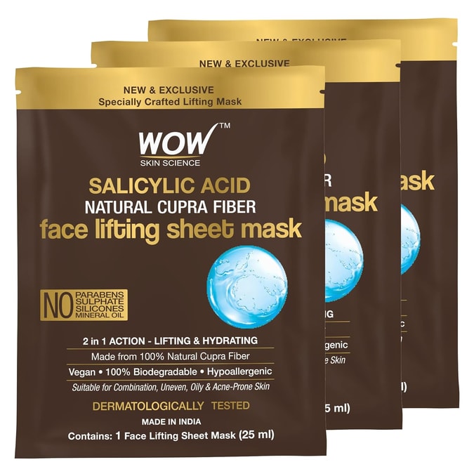 WOW Skin Science Salicylic Acid Face Lifting Sheet Mask