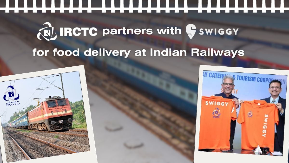 Swiggy partners with IRCTC for food delivery & how to use IRCTC for Swiggy orders