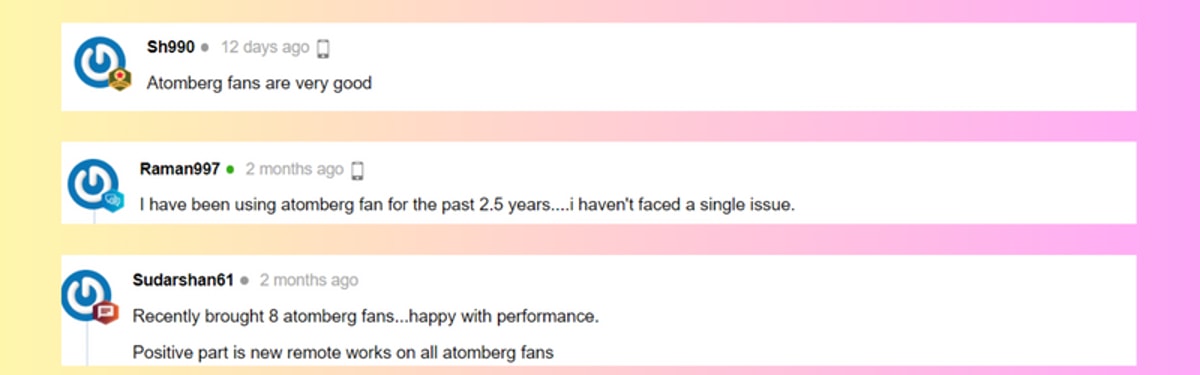 Atomberg fan reviewed and tested reviews after personal use