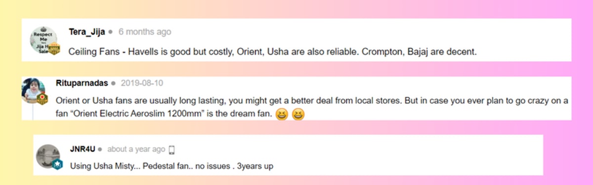 Our review of using Usha ceiling fans