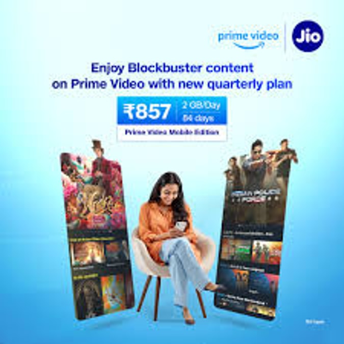 Jio ₹857 Recharge Plan with Free Prime Video Subscription Launched