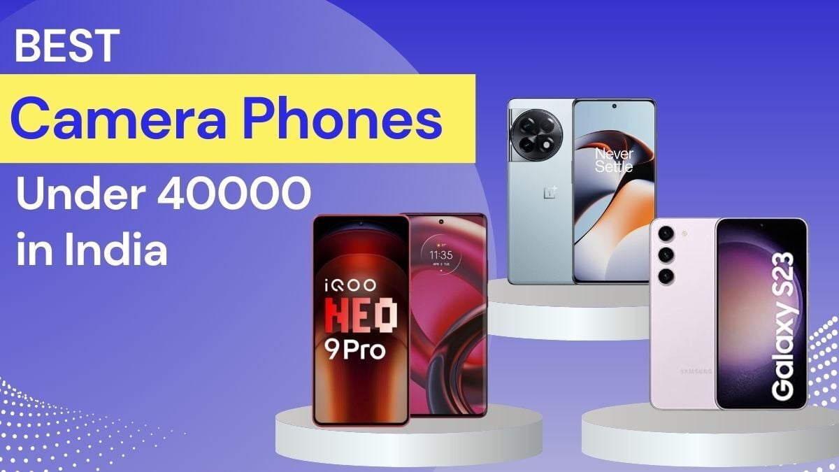 Best Camera Phones Under 40000 in India