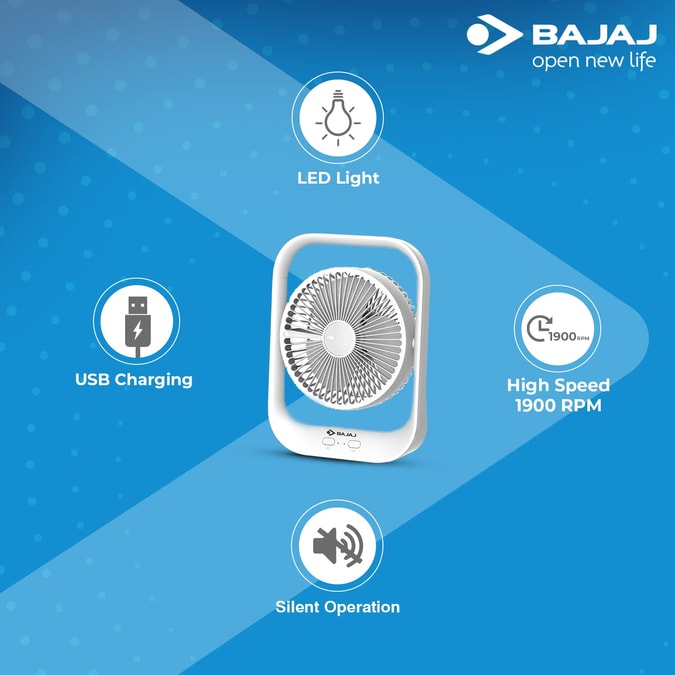 Best Bajaj Rechargeable Fan to Buy Online in India