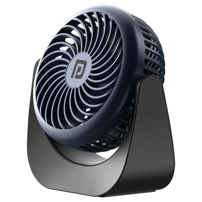 Portronics Toofan 60mm Rechargeable Fan with 2000 mAh Battery, 5000 RPM Airflow
