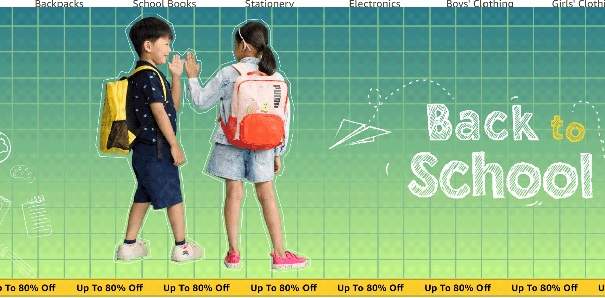 Amazon Back to School offers Up to 80% OFF