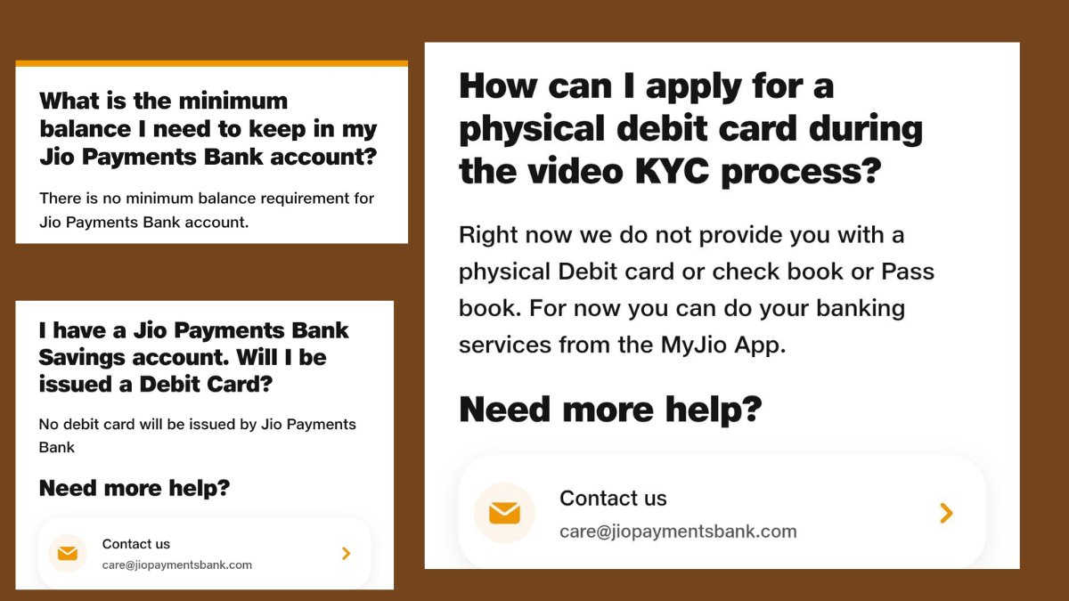 Jio Payments Bank minimum balance, debit card and more