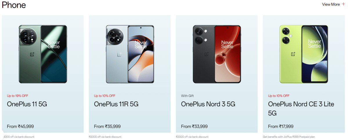 OnePlus Sale Offers on OnePlus 11 & OnePlus Nord 3 series