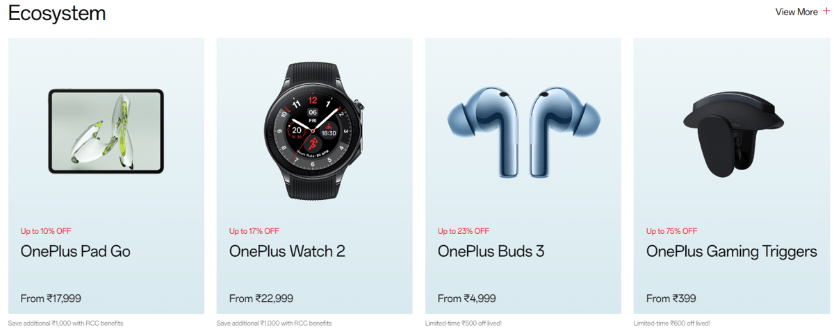 OnePlus offers on earbuds in OnePlus Community Sale