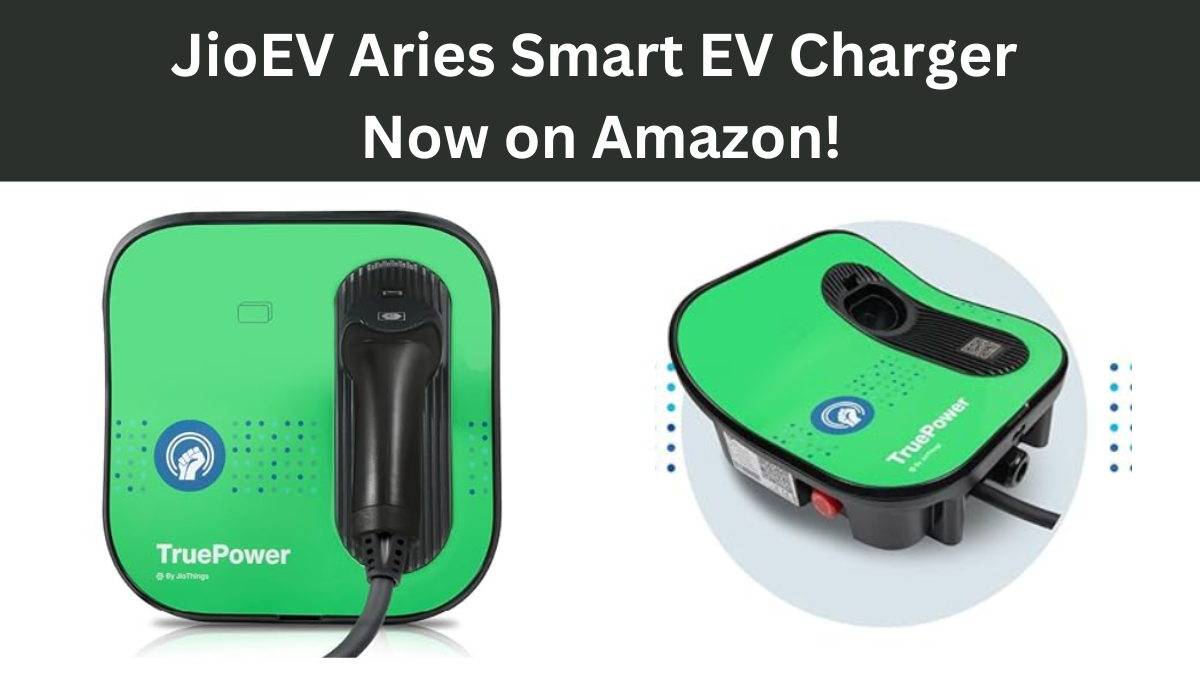 JioEV Aries Smart EV Charger Now on Amazon!