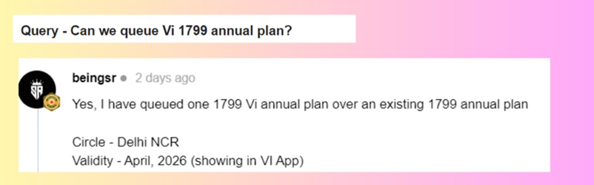 Vi Queue Plan Options for Prepaid Recharge: Can you recharge Vi Plan before expiry