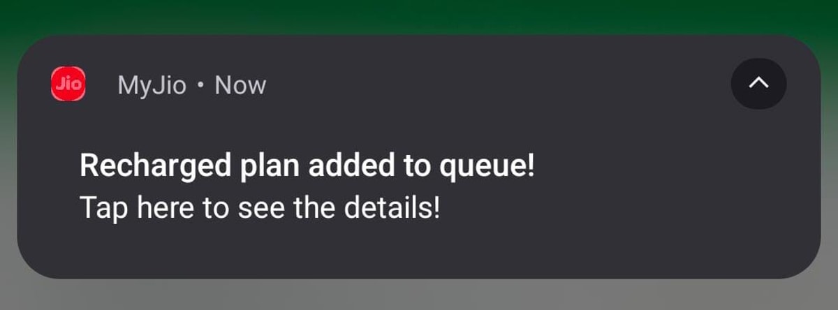 Jio, airtel, vi plan queue options