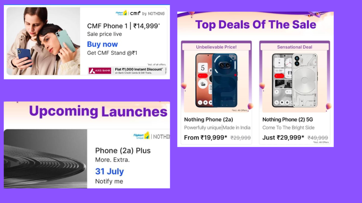 Nothing Offers Flipkart GOAT Sale