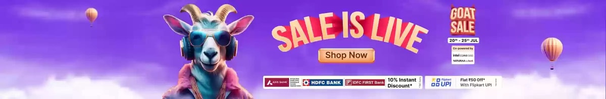 Flipkart GOAT Sale Live Offer Updates