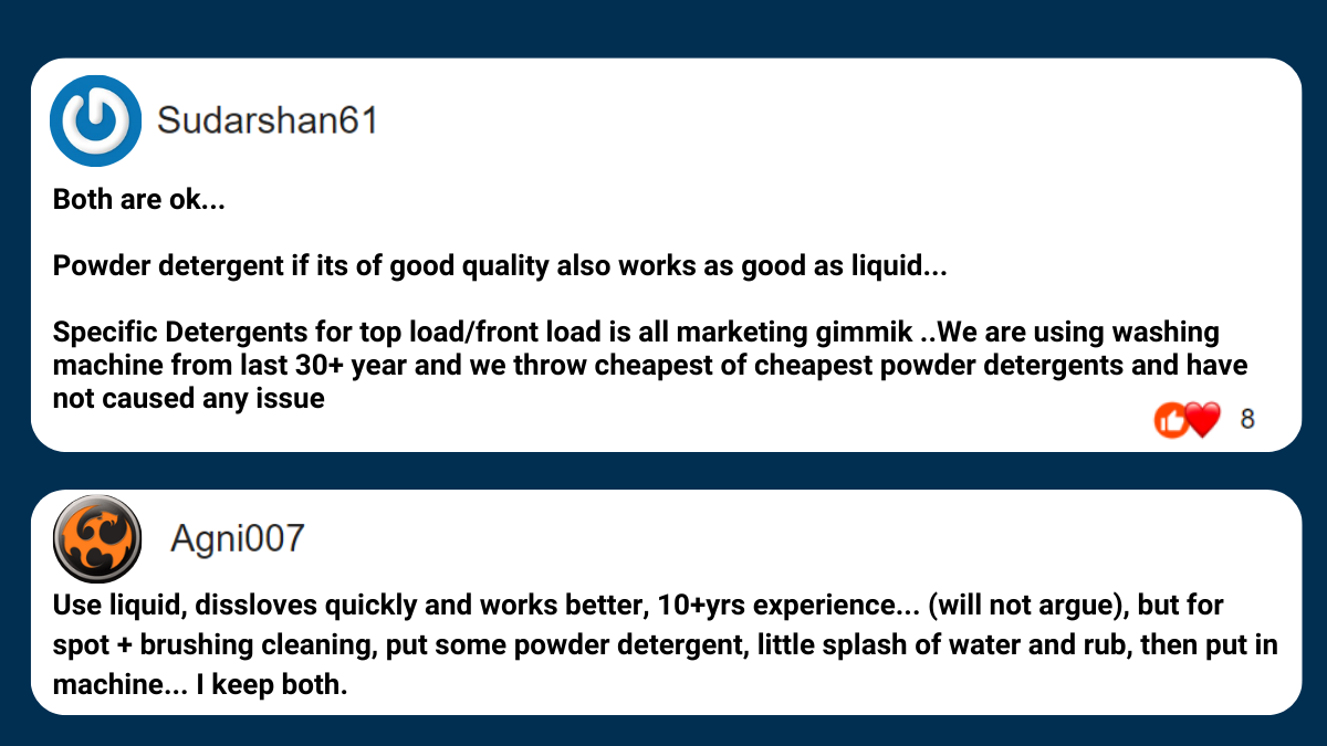 Final Thoughts on Liquid vs Powder Detergent, what is more Cheaper & Better