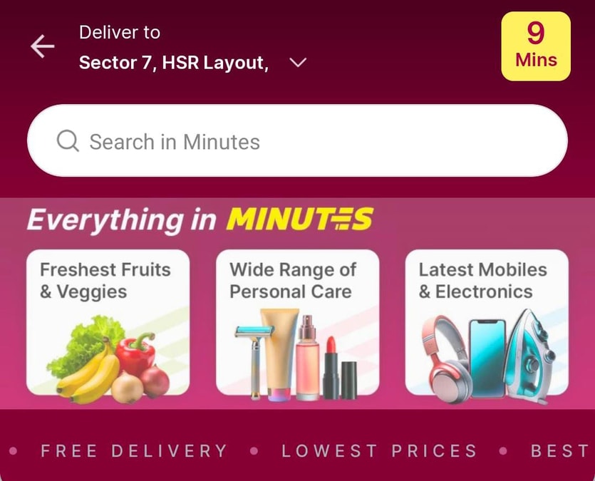 Flipkart Minutes Free Delivery Rules (10-minute quick delivery)