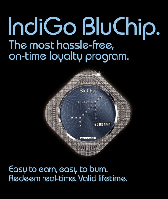IndiGo BluChip Loyalty Program: Pre-Register to Win 18,000 BluChips!