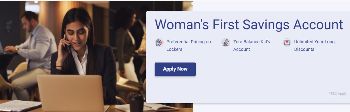 RBL Women’s First Savings Account with Complimentary Medibuddy Membership