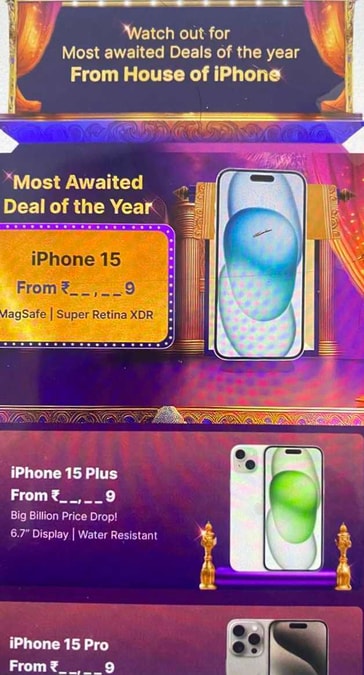 iPhone Sale Prices on Flipkart Big Billion Days