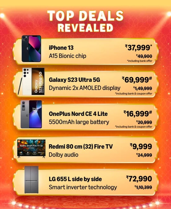 Amazon Great Indian Sale 2024 Top 5 Deals Revealed! 20th September