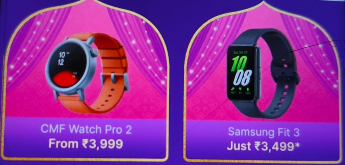 CMF Watch Pro 2 at ₹3999 or Samsung Fit 3 at ₹3499, which smartwatch to buy in Flipkart Big Billion Days Sale
