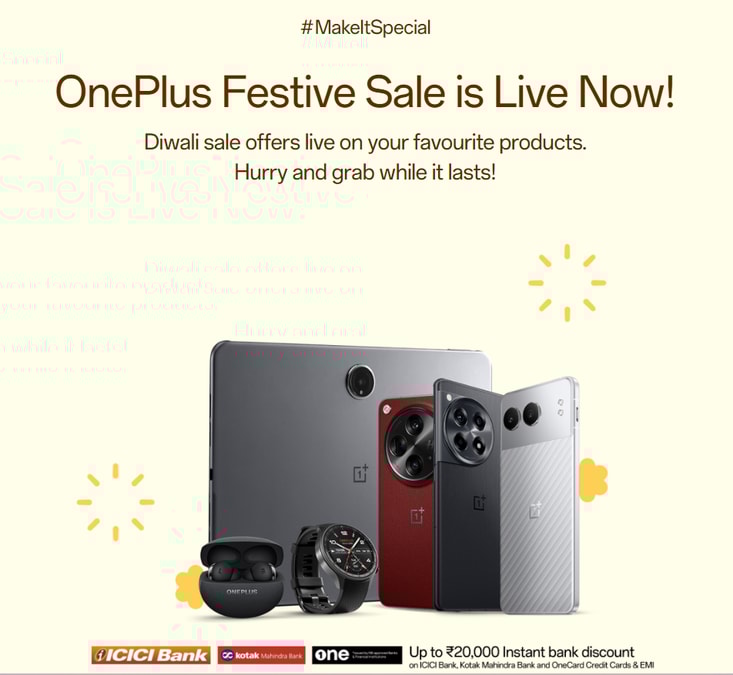 OnePlus Diwali Sale 2024